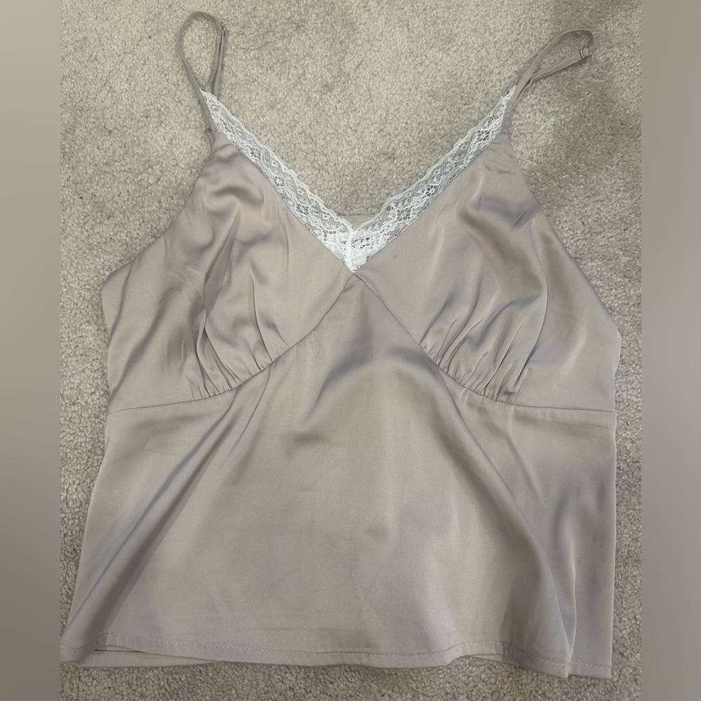 Silk Lace Cami Tank
